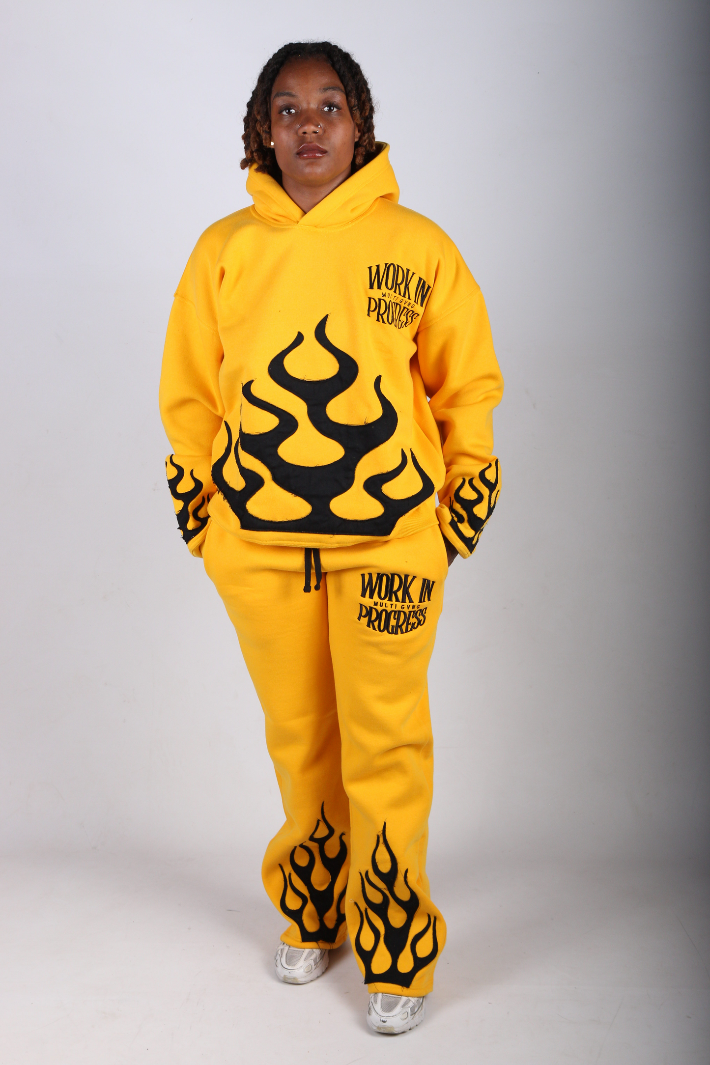 ENSEMBLE FLAMME JAUNE