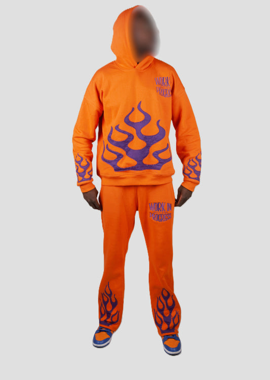 ENSEMBLE FLAMME ORANGE