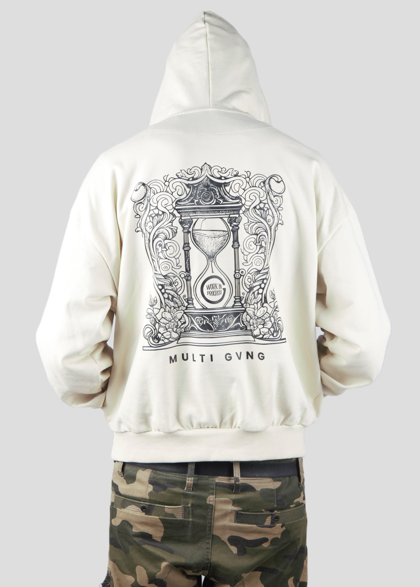 HOODIE WIP SABLIER BLANC