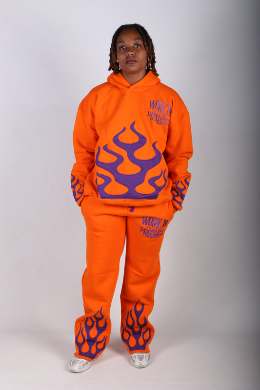 ENSEMBLE FLAMME ORANGE