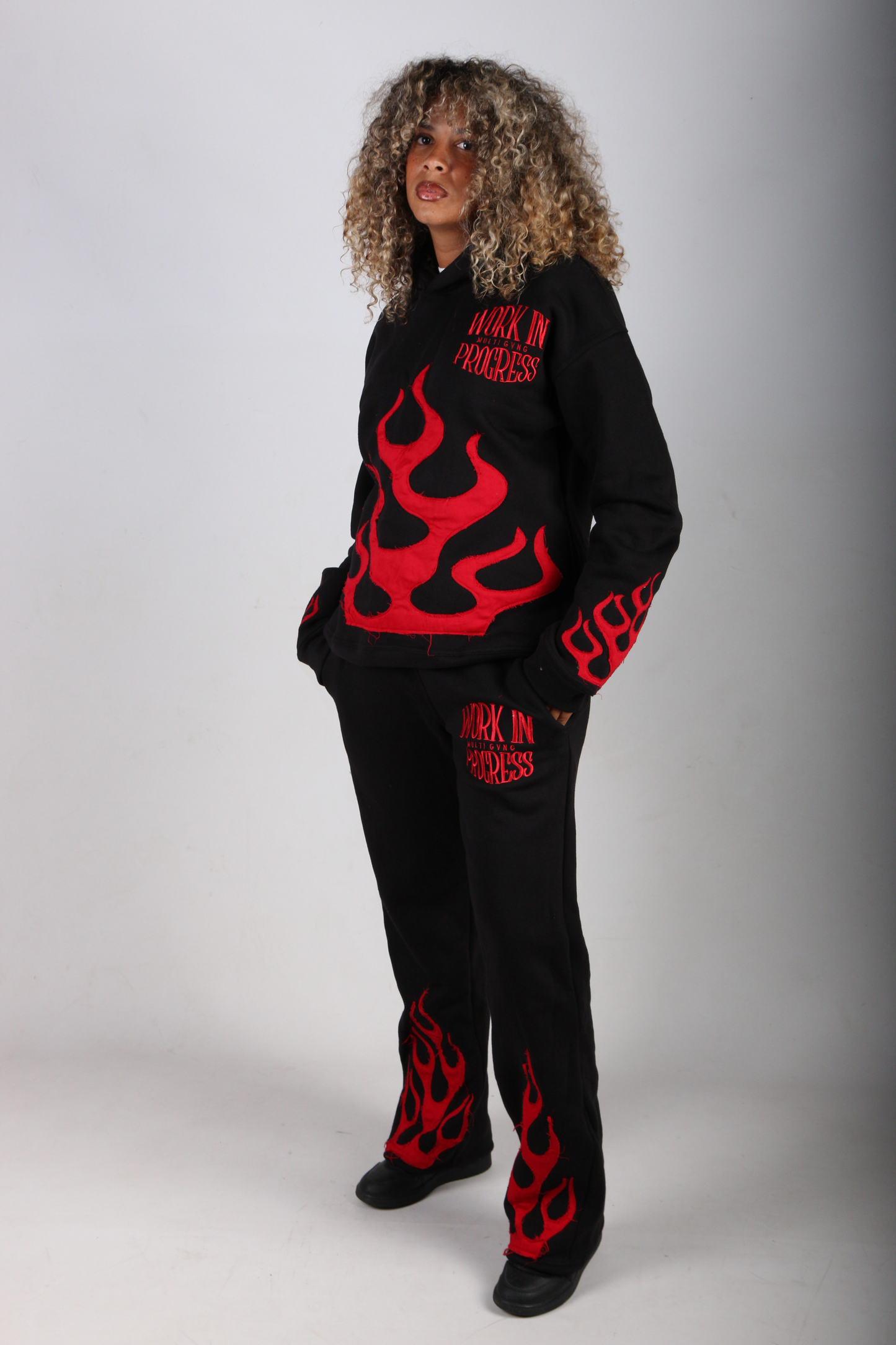 ENSEMBLE FLAMME NOIR