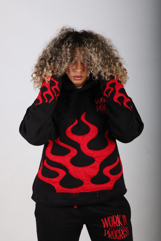 ENSEMBLE FLAMME NOIR