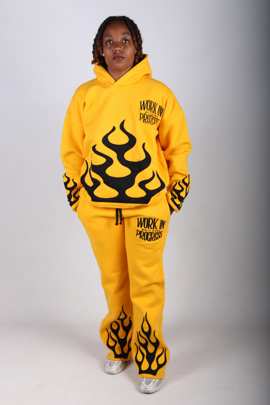 ENSEMBLE FLAMME JAUNE